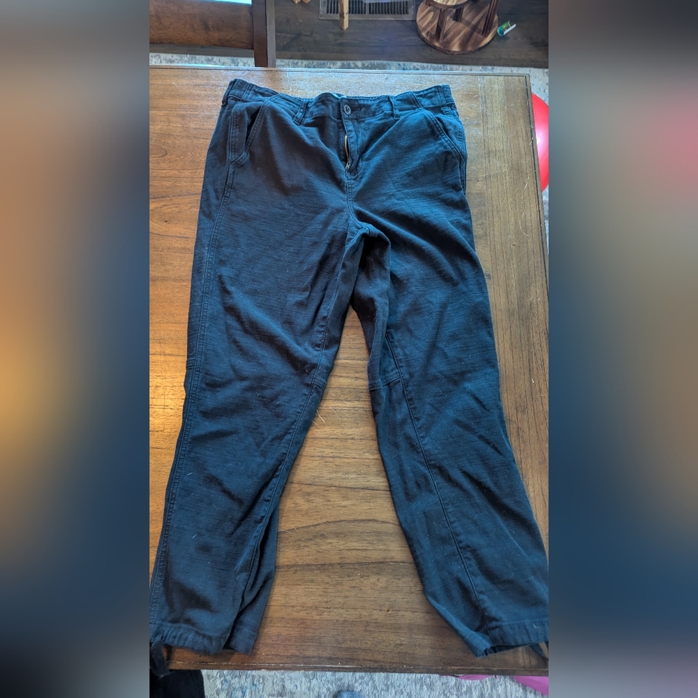 Torrid Black Utility Pants. Tie Hem. Size 14R